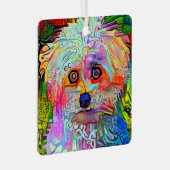 ポーサイティブな雰囲気 メタルオーナメント (正面右)