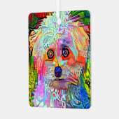 ポーサイティブな雰囲気 メタルオーナメント (正面左)