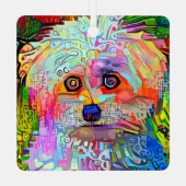 ポーサイティブな雰囲気 メタルオーナメント (裏面)