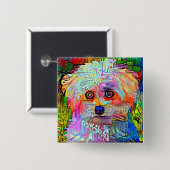 ポーサイティブな雰囲気 缶バッジ (正面&裏面)