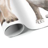 ポーサイティブバイブウォーターカラードッグズラッピング紙 ラッピングペーパー (ロールコーナー)