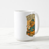 ポーシティブグレードのみ – 新学期ドッグTシャツ コーヒーマグカップ (正面右)