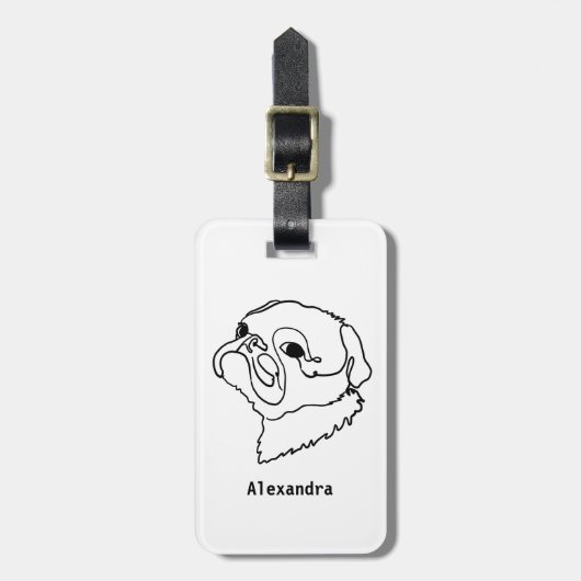 ポーシティブ・ジャーニー ラゲッジタグ (正面縦)