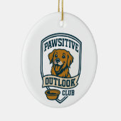 ポーシティブOutlookクラブクリスマスオーナメント セラミックオーナメント (右)