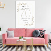 ポーシュ70thプラチナ誕生日 キャンバスプリント (インサイチュ (リビング))