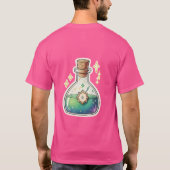 ポーションお洒落ボトルTシャツ Tシャツ (裏面)