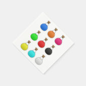 ポーションカラフル紙ナプキンス スタンダードカクテルナプキン (角)