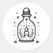 ポーションボトル ラウンドシール (正面)