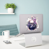 ポーションボトル[1パープル] シール (デスク上のノートパソコン)