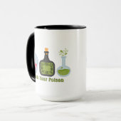 ポーション不気味ボトルはあなたの毒ハロウィーンを選ぶ マグカップ (正面左)