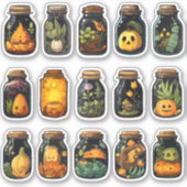 ポーション成分ハロウィーンステッカー シール (正面)