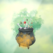 ポーション、呪文&魔法ウィッチカルドロンハロウィーン ウィンドウサイン (シート3)