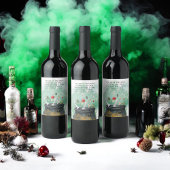 ポーション、呪文&魔法ウィッチカルドロンハロウィーン ワインラベル