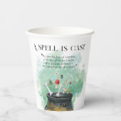 ポーション、呪文&魔法ウィッチカルドロンハロウィーン 紙コップ (正面)