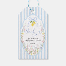 ポージー ワイルドフラワー ブルーボウ ブライダルシャワー