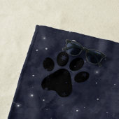 ポースターズムーンブルーウォーター色 ビーチタオル (インサイチュ)