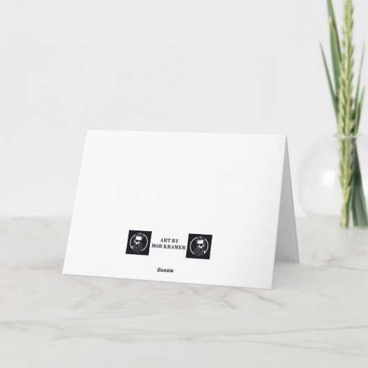 ポーズとプレゼント：ポーラーベアのクリスマスエクスチェンジ カード (裏面)