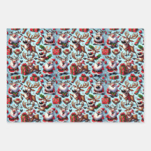 ポーズのコミカルおもしろいトナカイ