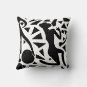 ポーズの白黒。 クッション (裏面)