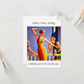 ポーズをとる カード (正面/裏面インサイチュ)