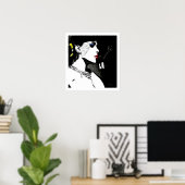 ポーズをとる ポスター (ホームオフィス)