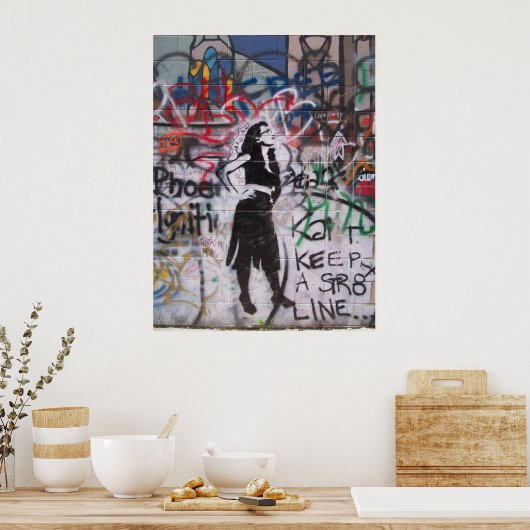 ポーズをとる ポスター (キッチン)