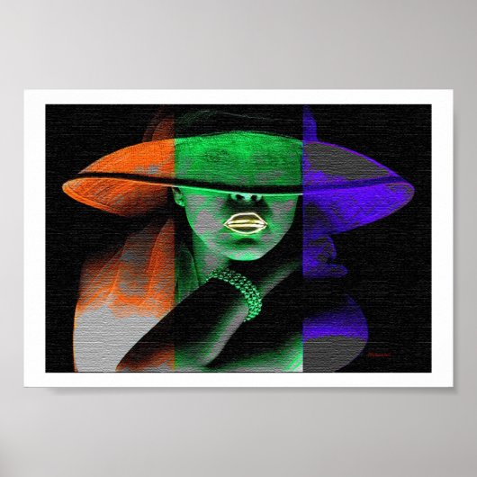 ポーズをとる ポスター (正面)