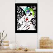 ポーズをとる ポスター (キッチン)