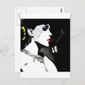 ポーズをとる ポストカード (正面/裏面)