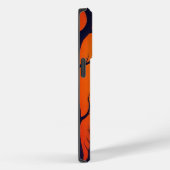 ポーズを取った黒犬お洒落 Case-Mate iPhoneケース (裏面 / 右)