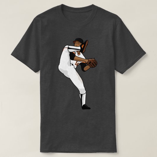 ポーズを取る Tシャツ (デザイン正面)
