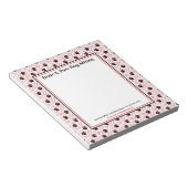 ポーズアンドボーンズ犬シッター犬トリマー ノートパッド (アングル)