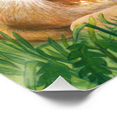 ポーズインザグラスイラストレーション子供部屋 ポスター (コーナー)