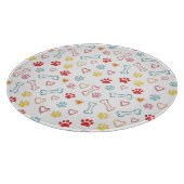 ポーズカラフル、ハート、ボーンズドードル カッティングボード (角)