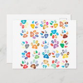 ポーズカラフル ポストカード (正面/裏面)