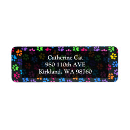 ポーズカラフル ラベル