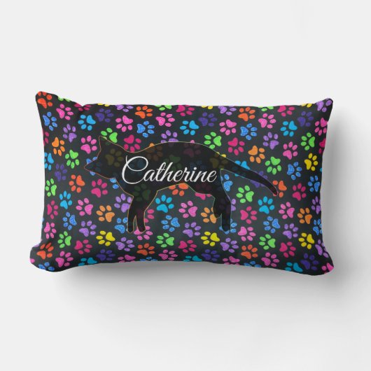 ポーズカラフル ランバークッション (正面)