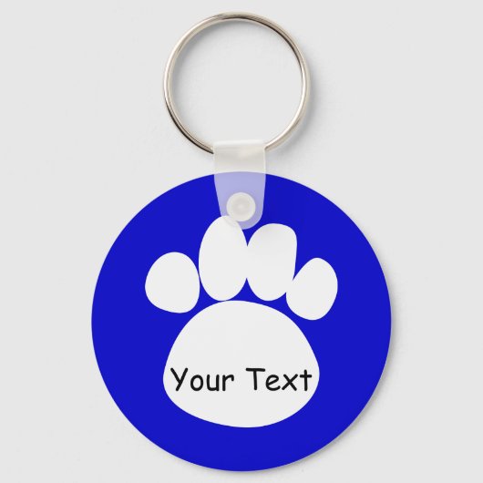 ポーズキーチェーンブルー キーホルダー (正面)