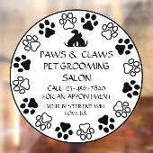 ポーズツメカスタマイズペットグルーミングフロント ウィンドウサイン (シート2)