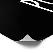 ポーズトおもしろいポテトプンダークBG ポスター (角)