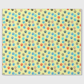 ポーズドッグ恋人猫好きドッグママキャットママペットラバー ラッピングペーパー (フラット)