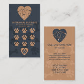 ポーズハートステスコップペットドクター獣医 ロイヤリティカード (正面/裏面)