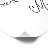 ポーズフォトブースのサインを取る フォトプリント            (角)