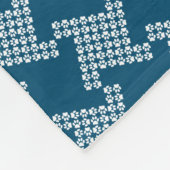 ポーズフォー心地よい千鳥格子のフリースブランケット フリースブランケット (角)