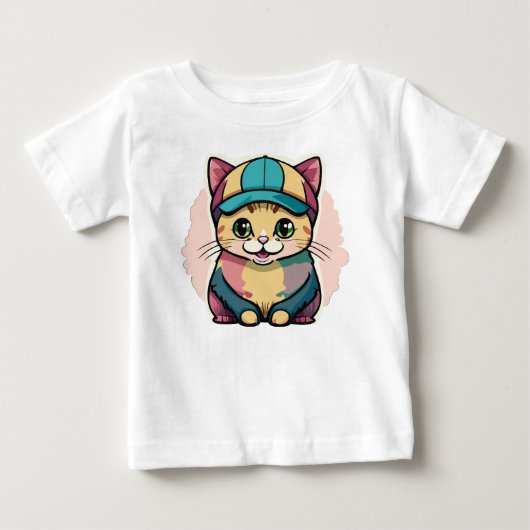 ポーズプリントTシャツ ベビーTシャツ (正面)