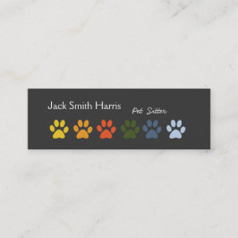 ポーズペットシッモダントシッター獣医 スキニー名刺