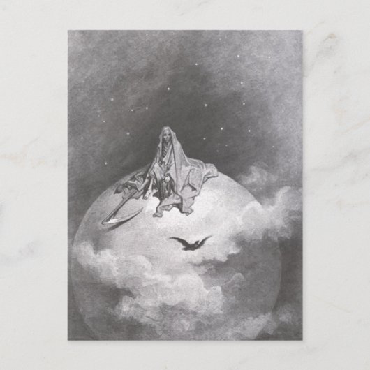 ポーズレイヴンドリーミングドリームズプリント ポストカード (正面)