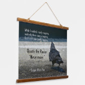 ポーズレイヴン引用文ゴシック 吊り下げ型タペストリー (傾斜あり)