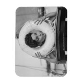 ポーズ付き女性3 マグネット (縦)