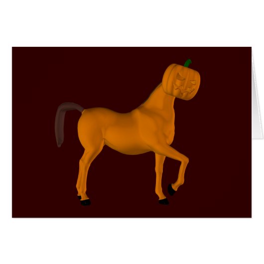 ポーズ付けハロウィーン馬 (正面横)